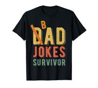 Bad Dad Jokes Survivor Fête des pères drôle T-Shirt