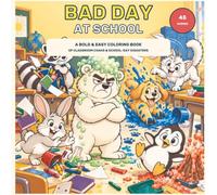 BAD DAY AT SCHOOL: A Bold & Easy Coloring Book of Classroom Chaos and School-Day Disasters