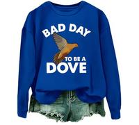 Bad Day To Be A Dove Sweat-shirt pour la chasse, bleu marine, L