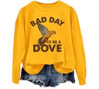 Bad Day To Be A Dove Sweat-shirt pour la chasse, jaune, XXL