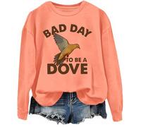 Bad Day To Be A Dove Sweat-shirt pour la chasse, Orange, L
