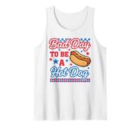 Bad Day to Be A Hot Dog Barbecue Amusant 4 Juillet Débardeur