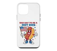 Bad Day to Be a Hot Dogs BBQ Fun Food Lovers 4 Juillet Coque pour iPhone 12 Mini