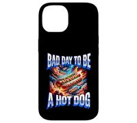 Bad Day to Be A Hot Wiener Dog Barbecue Amusant Coque pour iPhone 14