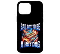 Bad Day to Be A Hot Wiener Dog Barbecue Amusant Coque pour iPhone 16 Pro Max