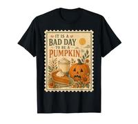 Bad Day to Be a Pumpkin Funny Fall T-Shirt