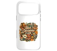 Bad Decisions Club Rétro Vintage Outlaw Party Collage Fans Coque pour iPhone 17 Pro Max