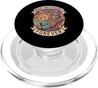 Bad Decisions Forever Graphique Squelette Plage PopSockets PopGrip pour MagSafe