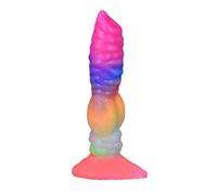 Bad Dragon - Wolf Monster Gode Anal Plug Anal Réaliste Silicone Gode avec Ventouse Sextoy Unisexe Vaginal et Anal (Luminous)