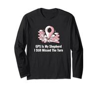 Bad Driver GPS Missed The Turn Humour Novelty Driver Manche Longue