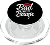 Bad et Bougie Melanin Poppin Mois de l'histoire des Noirs PopSockets PopGrip pour MagSafe