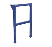 Bad Établi Pied H600-1000 x T700 mm hauteur réglable RAL 5012 | 7035