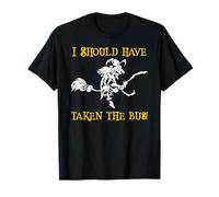 Bad Flyer Flying Scared Witch J'aurais dû Prendre Le Bus T-Shirt