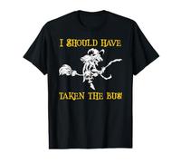 Bad Flyer Flying Scared Witch J'aurais dû Prendre Le Bus T-Shirt Graphique avec Valeur