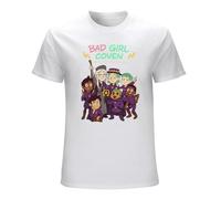 Bad Girl Coven Mens Graphic Short Sleeve Casual T Shirt Size L