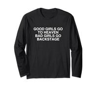 Bad Girls Go Backstage Funny Techno DJ Rave EDM Festival DNB Manche Longue