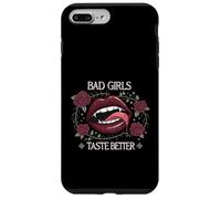 Bad Girls Taste Better Vampire Lips Gothic Floral Coque pour iPhone 7 Plus/8 Plus