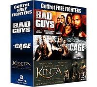 Free Fighters - Coffret 3 Films : The Cage + Kinta 1881 - Aux Sources Du Combat + Bad Guys - Pack - Blu-Ray
