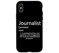 Bad Journalists Definition Fake News Cadeau Acheté Journalisme Coque pour iPhone X/XS