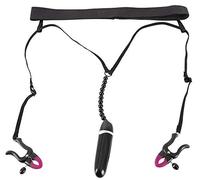 De Corde String Vibrante Avec Pince pour Lèvres Vagin Stimulateur De Clitoris