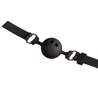 Bad Kitty – Petit bâillon boule en silicone – Noir