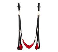 Bad Kitty Balançoire de porte Deluxe - Balançoire sexuelle pour porte - Sangles et boucles réglables - Rembourrage confortable - Butée sûre - Jusqu'à 180 kg - Meuble BDSM pour couples - Positions