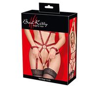 Bad Kitty - harnais corporel rouge - L/XL