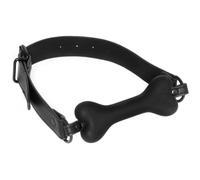 Bad Kitty Bone Gag Os pour chien en silicone Sangle réglable