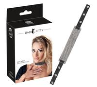 Bad Kitty - Collier Strassé (Noir)
