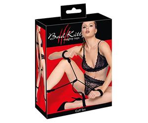 Bad Kitty Cuff Set Rope-24933001111 Noir S/M