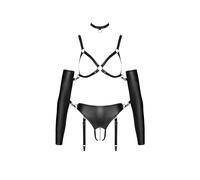 Bad Kitty Ensemble Soutien-Gorge et Porte-Jarretelles Black S