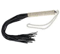 Bad Kitty Fouet Mini Cravache Noir et Stras 40 cm