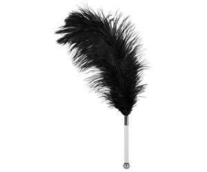 Bad Kitty - Martinet caresse court, manche en acrylique (noir)