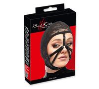Bad Kitty - masque facial en dentelle avec sangles (noir)