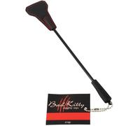 Bad Kitty Mini Fouet en Noir avec Palettes de Choc