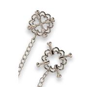 Bad Kitty Nipple Jewellery with Metal Chain Argent 0,2-1,5 cm