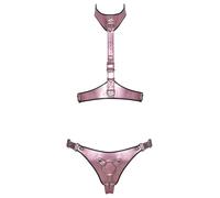 Bad Kitty Strapon Set 2XL Ensemble de Lingerie, argenté, XXL Femmes