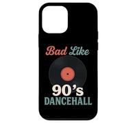 Bad Like 90s Dancehall Tourne-Disque rétro Vintage DJ Reggae Ska Coque pour iPhone 12 Mini