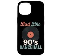 Bad Like 90s Dancehall Tourne-Disque rétro Vintage DJ Reggae Ska Coque pour iPhone 15