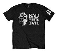 Bad Meets Evil - T-Shirt # XXL Unisex Black # Masks [Import]