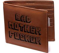 Bad Mother Fucker Portefeuille, Lettrage brodé, 100% Cuir