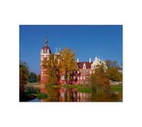 Bad Muskau, Châteaux de la Basse-Lotharingie，Puzzle Jigsaw 1000 Pièces, Puzzle en Bois Adulte Jouets Anime Puzzles Difficiles, Puzzle Intéressant Jouets（75x50cm）-AT59