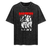 Bad News Unisex T-Shirt Printed Tee Black Mens Top Shirt 3XL
