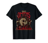 Bad Omens Co. T-Shirt Gothique Grunge Noir Unisexe Adulte S