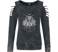 Bad Omens Moth Femme Sweat-Shirt Anthracite 95% Coton, 5% Élasthanne Regular