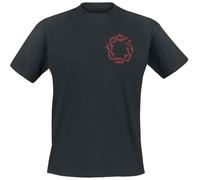 Bad Omens Moth Homme T-Shirt Manches Courtes Noir 100% Coton Regular/Coupe Standard