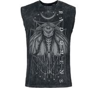 Bad Omens Shadow Moth Homme Débardeur Gris 100% Coton Regular/Coupe Standard