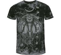 Bad Omens Shadow Moth Homme T-Shirt Manches Courtes Noir 100% Coton Regular