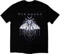Bad Omens T-shirt Moth Unisex Black 2XL