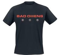 Bad Omens Take Me First If I Can Escape It Homme T-Shirt Manches Courtes Noir S